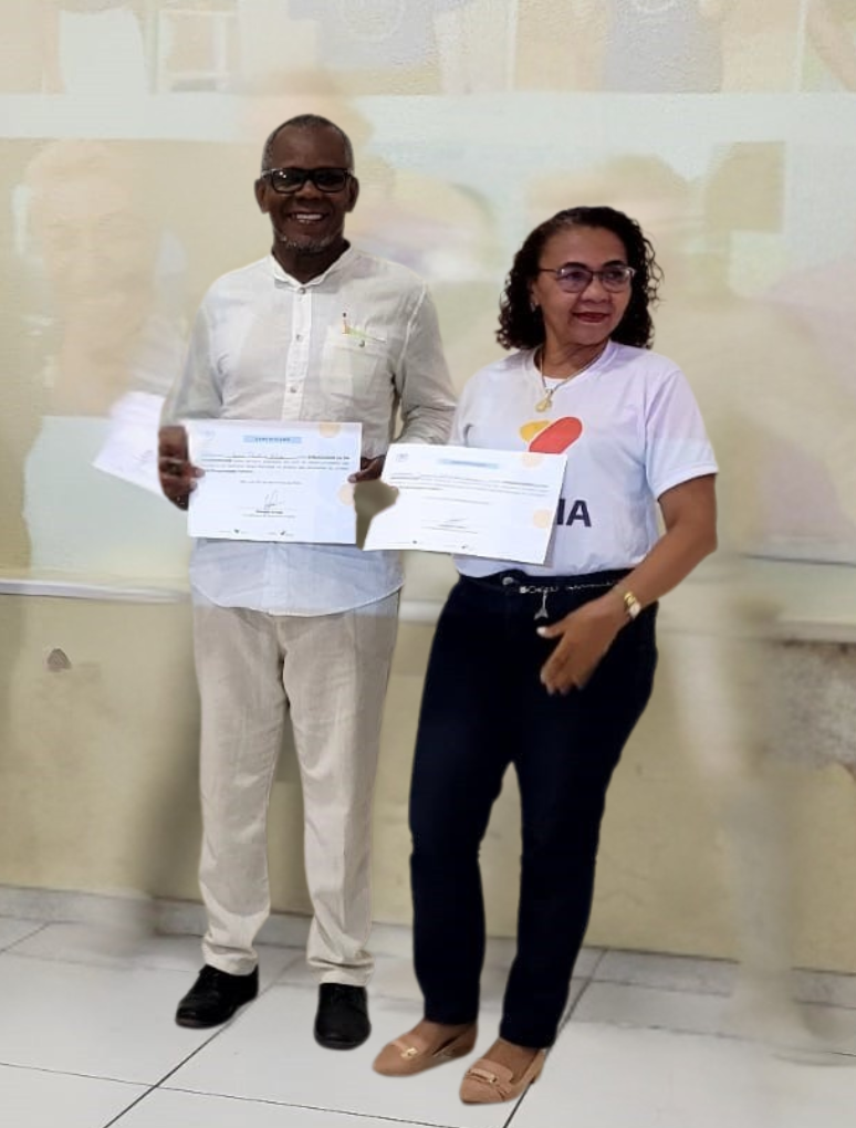 Pr. Josué Paulino Silva (Missão Jovem) e Izabel Silva (Cecília)